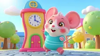 Tick Tock Race! Little Mouse Races the Clock Tower ⏰🐭 | Nursery Rhymes for Kids