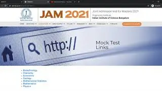 Free Mock Test | IIT JAM 2021 | All Information | Online Calculator