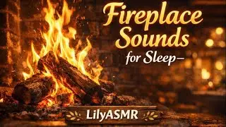 Fall Asleep Fast &mdash; Crackling Fireplace ASMR for Deep Sleep