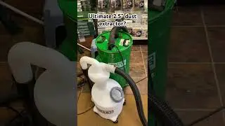 The best 2.5&rdquo; dust extractor? I think so! #dustcollector #woodworking #woodworkingtools