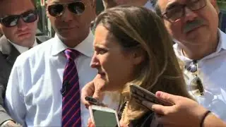 Canada's Freeland back in Washington, DC for more NAFTA talks