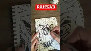 TMNT Rahzar Sharpie Sketch Timelapse | Secret of the Ooze Mutant Art
