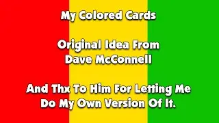 My Colored Cards