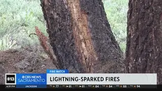 Increased thunderstorms putting Sierra firefighters on alert for lightning spot fires