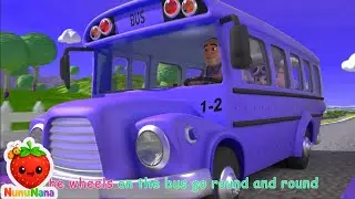 [80 SECOND LOOP] Wheels on the Bus Remix | Fun Sound Variations | NunuNana Bus