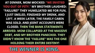 My Mom Invited Me to Dinner Just to Mock Me — One Week Later, Their Money Was Gone