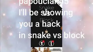 No hack but cheat in snake vs block