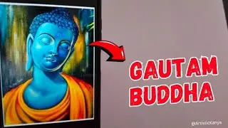 How to draw Lord Buddha | Gautama buddha drawing easy | buddha purnima drawing | lord buddha sketch