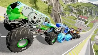 LIVE 070 | Random Car - Epic Car Jumps & Crashes - BeamNG.Drive