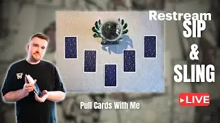Sip & Sling LIVE 🍷✨ | Pull Cards With Me! Tarot Spread for the Week