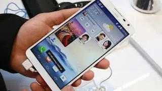 Huawei Ascend Mate 2 4G Smartphone - Hands On (CES 2014)