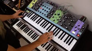 &ldquo;Back To School&rdquo; - 70s style jazz-funk | Moog Matriarch | Sandberg California TT4 bass