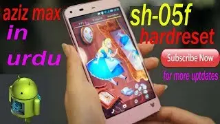Sharp SH 05F Hard Reset and Forgot Password Recovery, Factory Reset