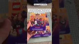 LEGO spider verse CMF series box review