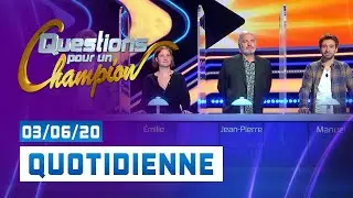 EMISSION DU 3 JUIN 2020 - Questions pour un champion - Emission full