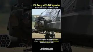 British Army AH-64E Apache @ Duxford Summer Airshow