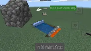 Cobblestone generator in Minecraft education 