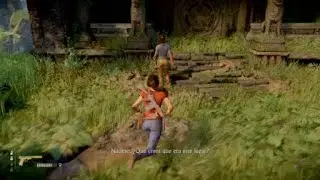 Uncharted: The Lost Legacy  stealth kill  trident fortress ( Crushing dificulty)