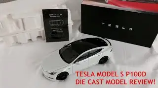 TESLA MODEL S P100D UNBOXING AND REVIEW!