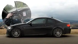 BMW E92 M3 Manual Chill Rainy Mountain Drive POV (4K Therapeutic)