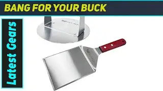 Metal Spatula & Smash Burger Press: The Best Grill Tool for BBQ Lovers