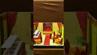 #cardboardcraft #cardboardmodel #conferenceroom #3dmodel