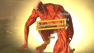 ATTACK ON TITAN 2 - Bertholdt COLOSSAL TITAN Gameplay + Dancing Titan (PS4 PRO)