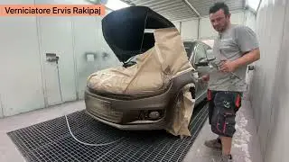 Come fatto una sfumatura !!! Verniciatura paraurti anteriore WOLKSVAGEN TIGUAN