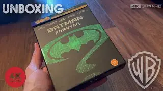 Batman Forever 4k UltraHD Blu-ray Collector’s Steelbook limited edition unboxing