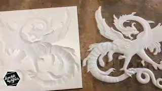 Gothic Chairs Restoration with Custom Leather Embossing