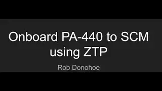 Onboard Firewalls using ZTP to Strata Cloud Manager (SCM)