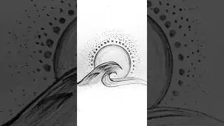 Howto draw sun and waters.#trending #arif #easy #সহজে #how, সহজে ছবি আকাঁ।