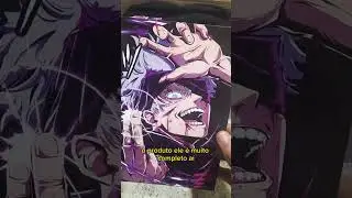 Unboxing do &uacute;ltimo drop lan&ccedil;ado da Louzan Illustrations. Camiseta Satoru Gojo.