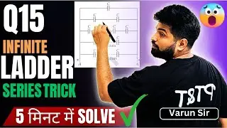 Infinite Ladder Series | Capacitor Numerical Trick💡 100% Working | Class 12  Physics
