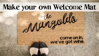 Make your own Welcome Mat