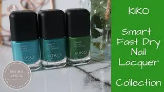 Коллекция лаков для ногтей KIKO Smart Fast Dry | Видеть пятна