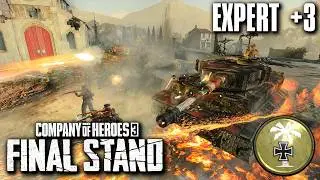 Can the Afrika Korps Beat EXPERT +3 Final Stand? | Company of Heroes 3