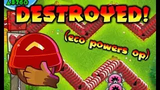 Making Opponents SURRENDER With ECO POWERS! (Salted Wounds is INSANE) - Bloons TD Battles
