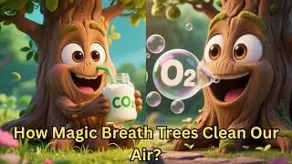 How Magic Breath Trees Clean Our Air? Educational stories | Story for kids.