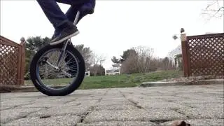 Learning Beginner Unicycle Tricks