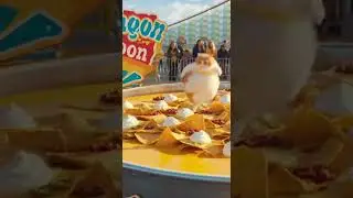 🐱🎢 FAT CAT BREAKS ROLLER COASTER&hellip; Falls Into a NACHO PIT?! (AI WTF Short 💀🧀)