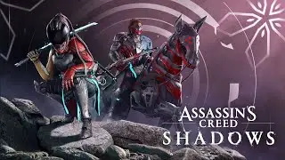 Cyberpunk Shinobi Gameplay in Assassin's Creed Shadows | NEW ARMOR Far Future Dual Pack