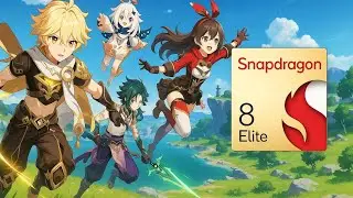 Qualcom Snapdragon 8 Elite Genshin Impact Max Graphics Gameplay With Fps Meter