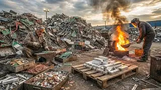 How Scrap Electronics Become 999.9% Pure Silver