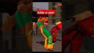 Addy vs paul#shots #shortvideo #shorts #youtubeshorts #tekkenbattle #retrogaming #tekkenbattle