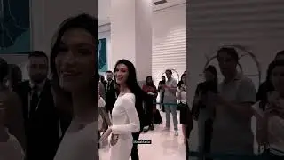 bella hadidleaving the Mart&iacute;nez hotel in France, Cannes - 05/26 #fashion #versace #model #shortvideo