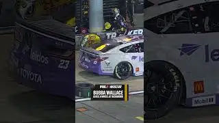 A tough break and a lost tire for Bubba Wallace at Richmond 😬 #NASCAR #tire