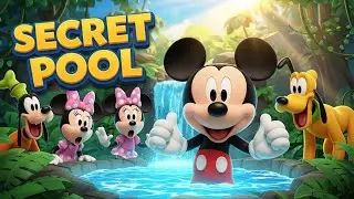 Mickey Mouse and Friends 🏊 Secret Pool Adventure | 3D Cartoon for Kids