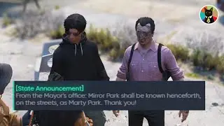 Marty Banks Blackmails Mayor Max to change Mirror Park to Marty Park | NoPixel 4.0