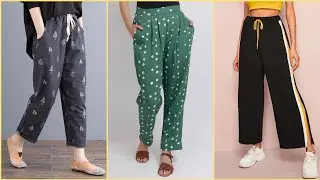 GIRLS DAILY WEAR PANTS TROUSERS CAUSAL SUMMER TROUSERS DESIGN FOR WOMEN 2020: The Fashion World